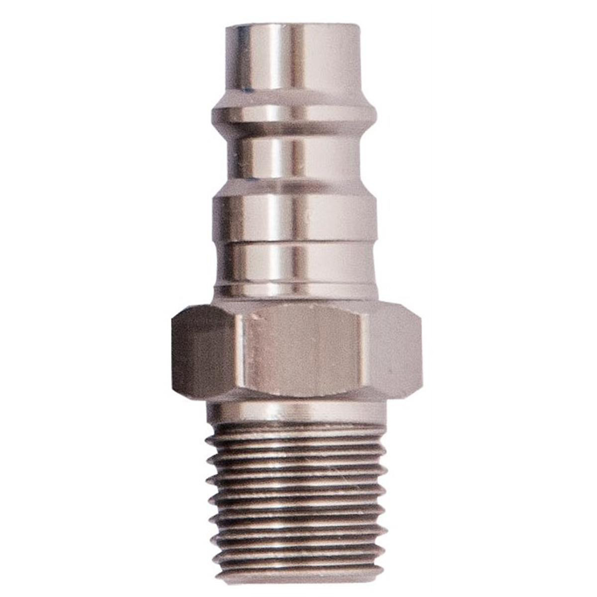 Plews Edelmann High Flow Plug — 1/4in. NPT, 1/4in. Body, Lightweight Aluminum, Corrosion-Resistant, Model# TRF12-925